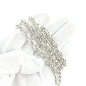 Tiffany Makers Chain Necklace Silver Gold Sterling Yellow